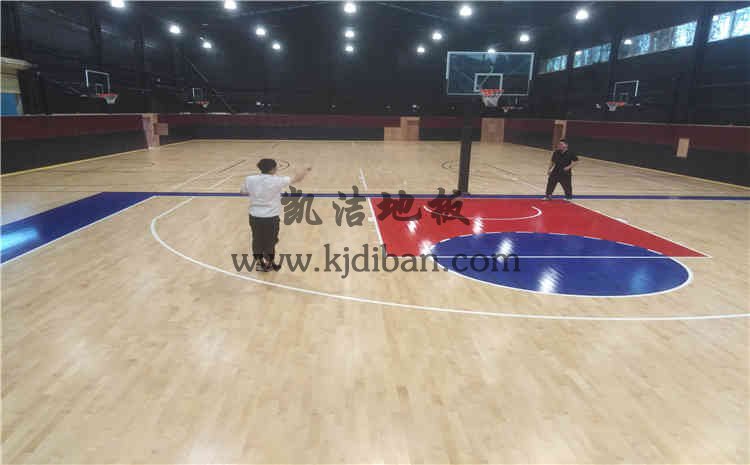 廈門尼聲運動館木地板——凱潔運動木地板