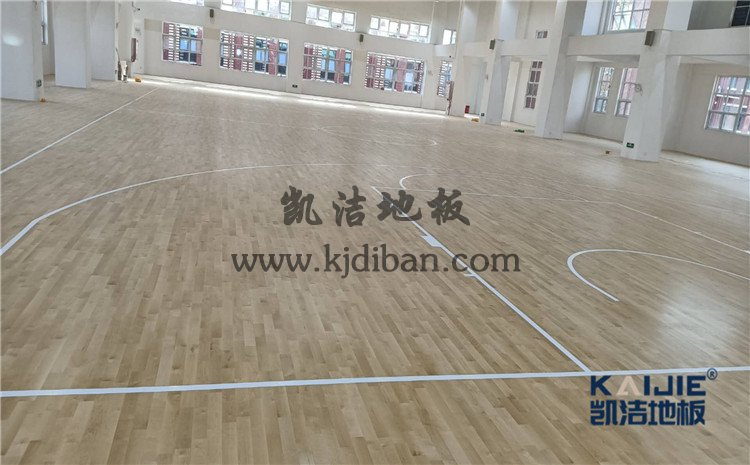 河南鶴壁輔仁中小學體育館木地板案例